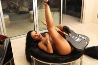 Angelina Valentine Plays The Guitar Naked
