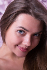 Russian brunette Georgia has a sparkle in her beautiful blue eyes that says she’s dressed to please