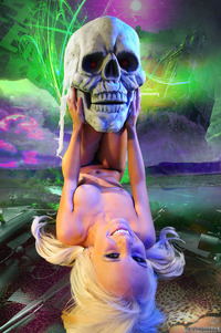 Denise With A Skull
