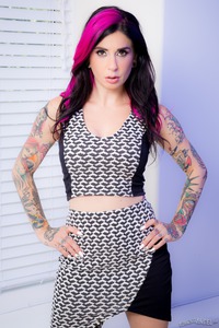 Pink Haired Joanna Angel Strips