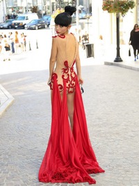 Bai Ling Posing Outdoor