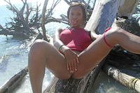 Sexy Brown Beauty Tierra Poses