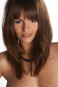 Busty Romanetta Strips In Casting