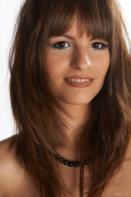 Busty Romanetta Strips In Casting