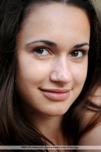 Young Brunette Babe Valyn Shows Her Nice Ass