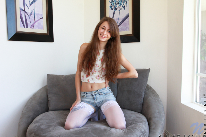 Skinny Redhead Teen Showing Her Ass 00