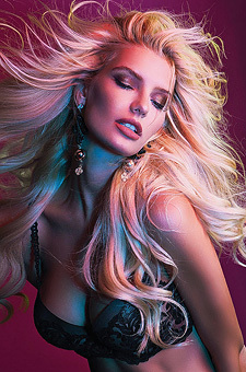 Gintare Sudziute Posing In Sexy Linegries