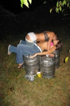 Love drunk chicks the most